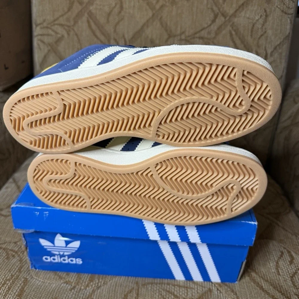 Mens Size 7 Adidas Campus 00s J Indigo Gold Casual Sneaker JS3540‎ NEW